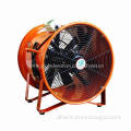 18-inch Red Color Hand-carrying Exhaust Axial Blower Fan, Die-cast Aluminum Alloy